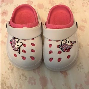 Unicorn “croc-like” shoes